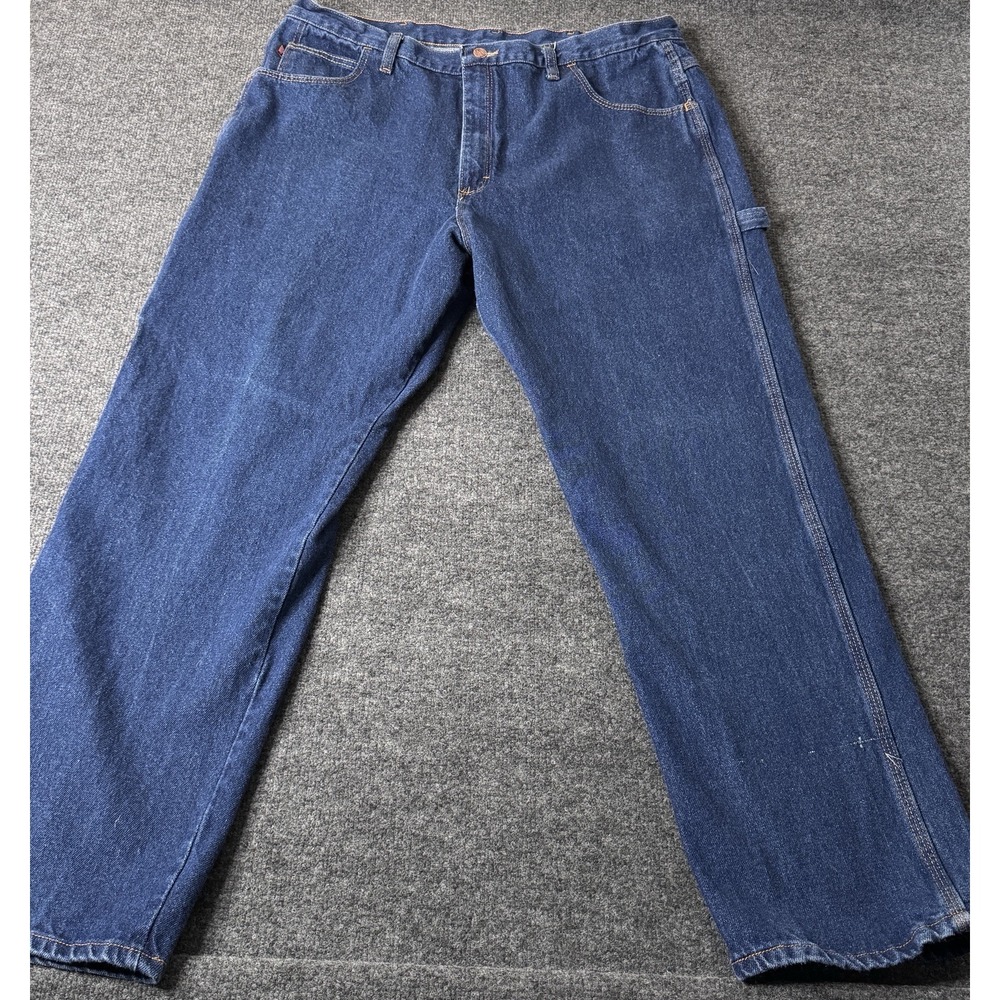 Red Kap Dark Blue Denim Work Carpenter Style Pant 42x32 Durable